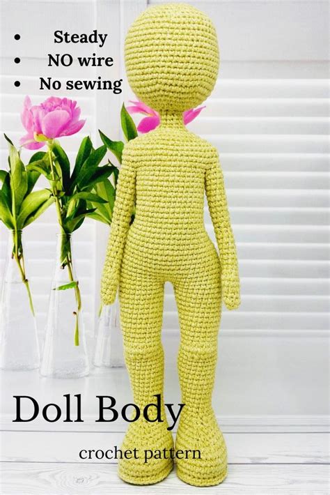 crochet doll pattern amigurumi doll pattern crochet body pattern crochet doll body pattern