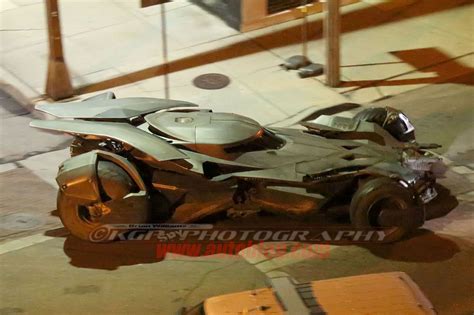 Batman V Superman Incredible New Set Photos Of The Batmobile Racing