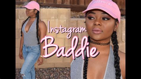 Instagram Baddie Transformation Makeup Hair Outfit Youtube
