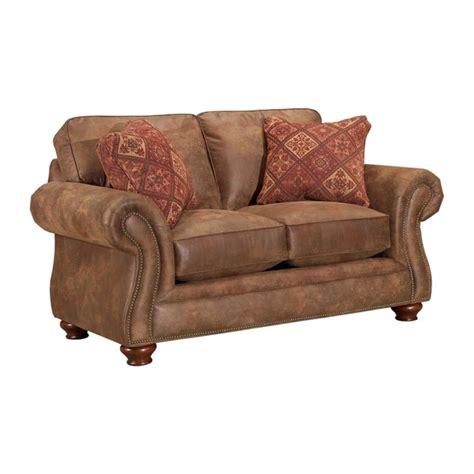 Shop Broyhill Laramie Loveseat In Brown Free Shipping Today