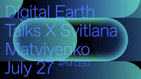 Digital Earth Talks — Digital Earth
