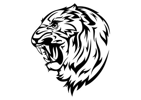 Logo Kepala Macan Keren Tiger Svg Head Bengal Heads Clip Vector Clker