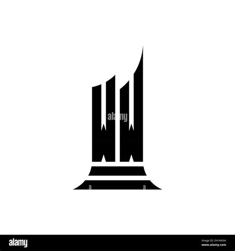 Letra Del Logotipo Del Monograma Ww Con Diseño De Estilo De