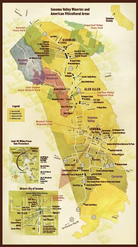 The Ultimate Guide To Exploring Sonoma Valley California Map In 2023