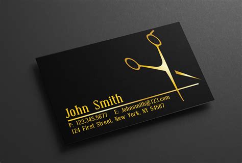 Barber Shop Business Cards Free Template Designs Custom Printing