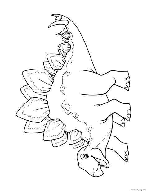 Stegosaurus Printable Coloring Pages Customize And Print