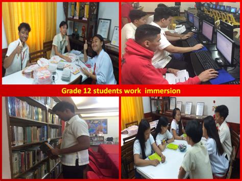 Shs Learners Undergo In House Work Immersion Program Saint Francis Of