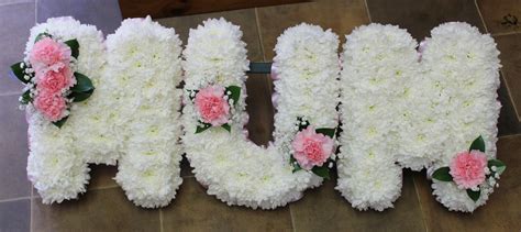 Padded Letter Tribute Funeral Tributes Funeral Lettering