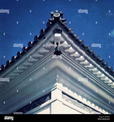 Japanese Temple Eaves Stock Photo Alamy