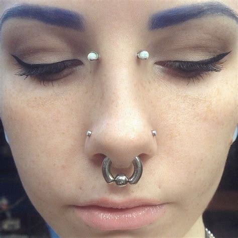 The 25 Best Stretched Septum Ideas On Pinterest High Nostril Piercing Types Of Piercings And