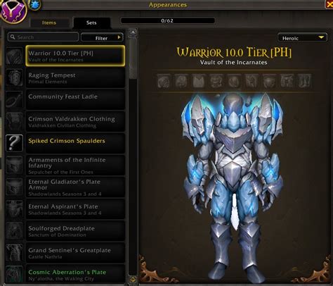 A Preview Of Primalist Warrior Sets Coming In Dragonflight News Icy Veins