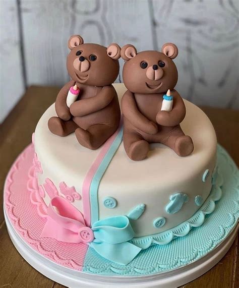 Twin Baby Shower Cake Twin Baby Shower Cakes With Pictures And