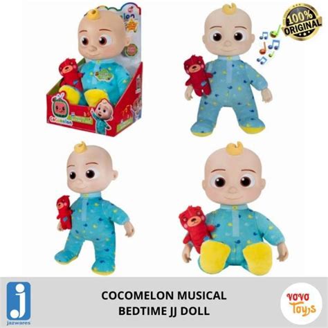Jual Cocomelon Musical Bedtime Jj Doll Roto Plush Jazwares Di Seller