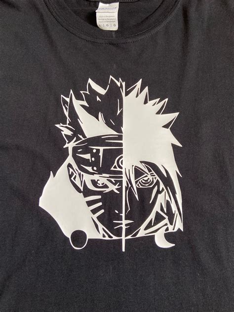 Naruto X Sasuke Shirt Etsy