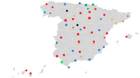 Así Queda El Mapa De Los Ayuntamientos De España Rtve