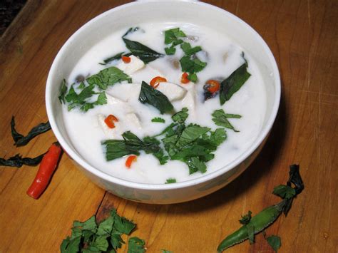 Thai Coconut Milk Soup Tom Kha Gai New York Food Journal