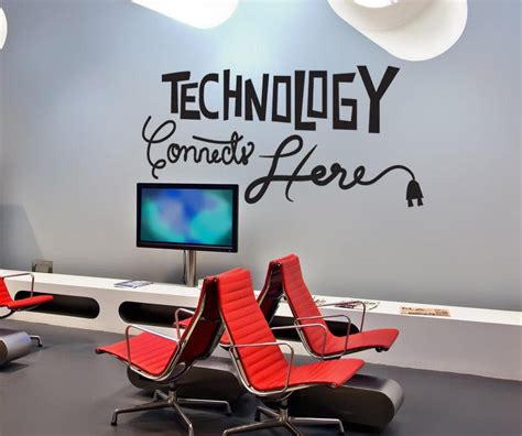 Technology Wall Stickers Office Wall Decals Stickerbrand