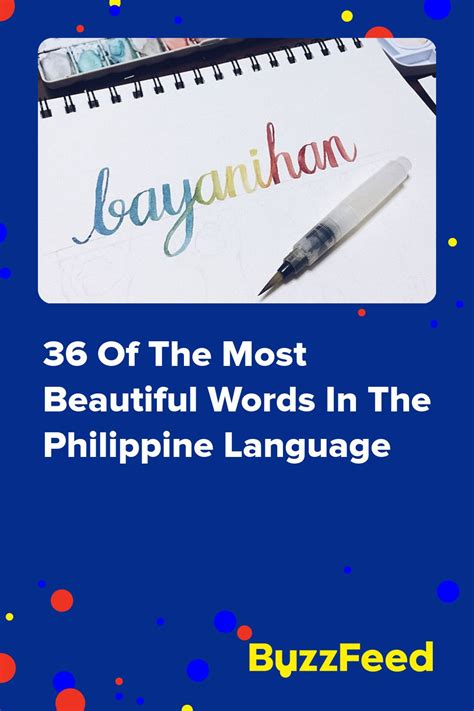 36 Of The Most Beautiful Words In The Philippine Language Learning Languages Tips Most