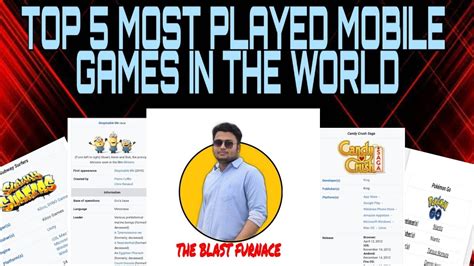 Top 5 Most Played Mobile Games Best Games Ever Best Mobile Games