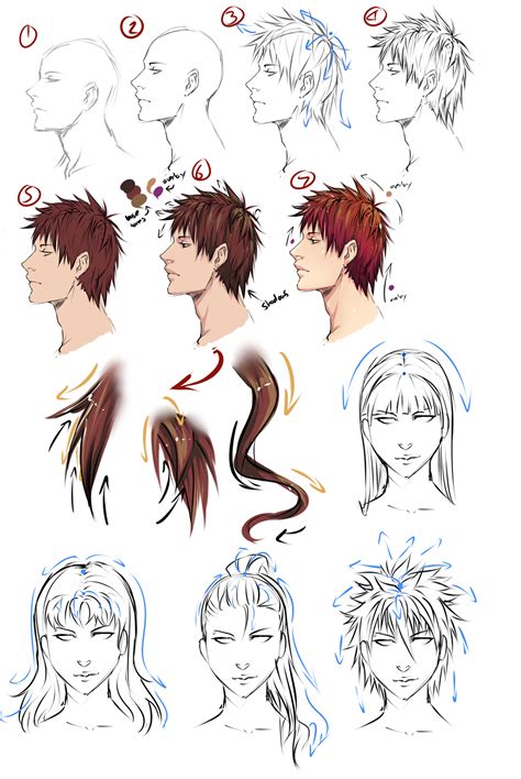 See more ideas about anime hair, how to draw hair, anime drawings. Drawing Anime Hair by moni158 on DeviantArt