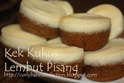 Curlybabe S Satisfaction Kek Kukus Lembut Pisang Steamed Soft Banana Cake