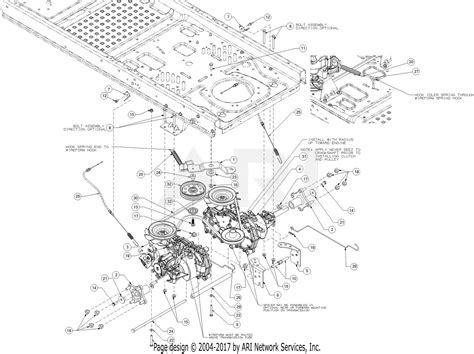 Troy Bilt 17arcacs011 Mustang Xp 42 2016 Parts Diagram For Drive