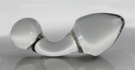 Xl Extra Large Glass Curved Handle Rosebud Butt Plug Sex Toy Etsy
