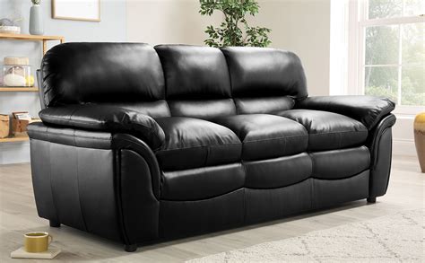 Can also be expandable, and some even expand into beds, helping you make the best use of your space. Rochester Black Leather 3 Seater Sofa | Furniture Choice