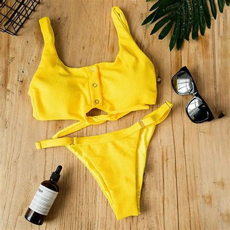 2019 Fashion Trend Women Padded Push Up Bikini Set Beach Swimsuit Bathing Suit Summer Sexy Hot