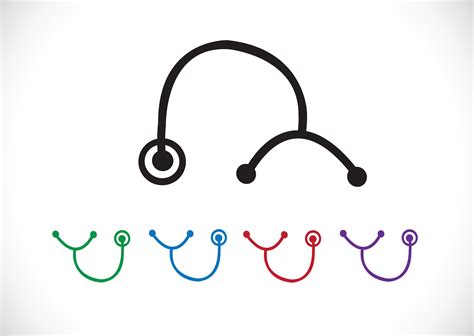 Stethoscope Icons Symbol Sign 643763 Vector Art At Vecteezy