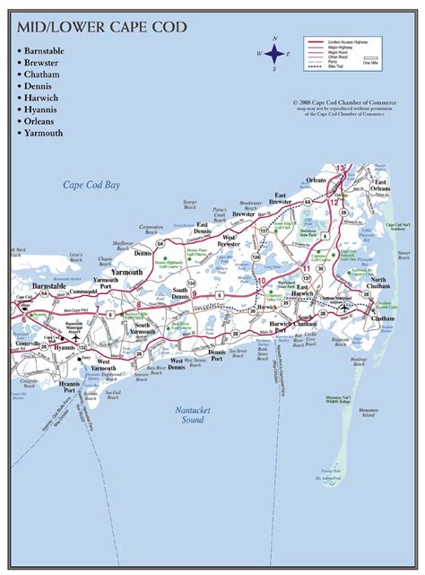 Cape Cod Maps Maps Of Cape Cod Towns