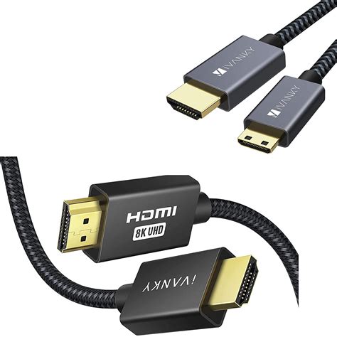 Ivanky 8k Hdmi 21 Cable Mini Hdmi To Hdmi Cable 66ft