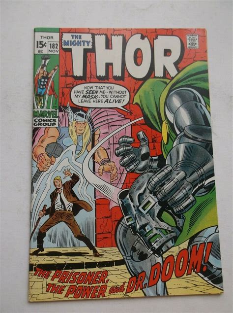 Marvel The Mighty Thor 182 Goldilocks Vs Dr Doom Part 1 1970 Vf