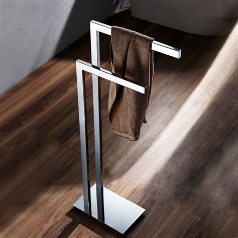 Upgrade your master suite with modern bath hardware. Nameeks NFA015 Towel Stand, General Hotel | Nameek's