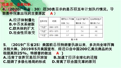 621 冷战后的世界格局（教学课件） 初中历史人教部编版九年级下册正确云资源