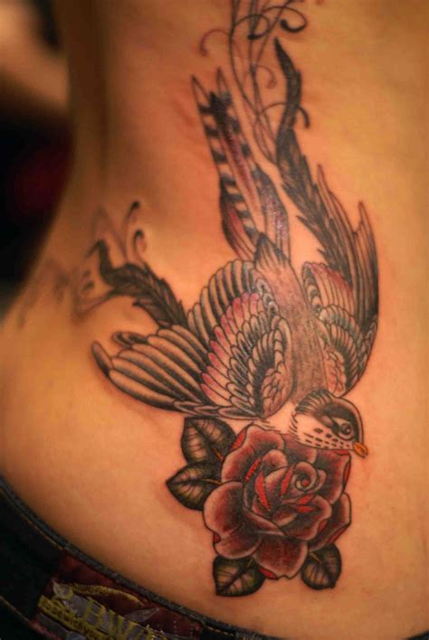 Bird Tattoo On Rib Cage Bird Tattoos