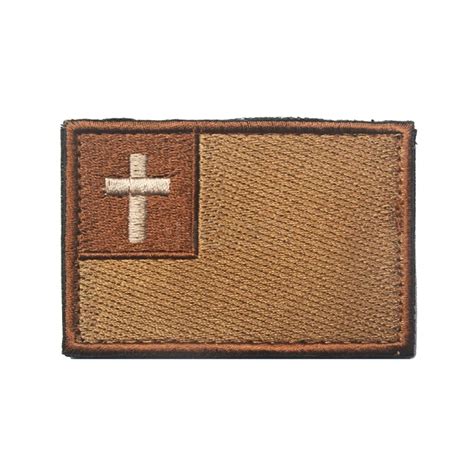Buy 3d Christian Flag Embroidery Patch Infidel Crusade