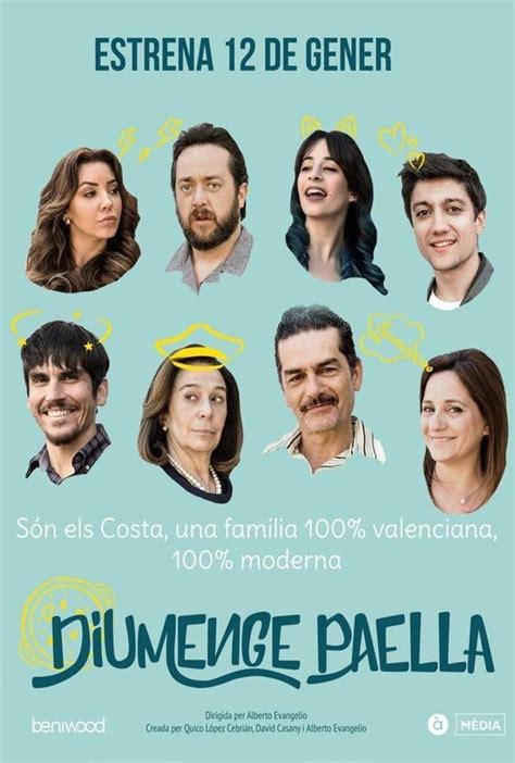Reparto De Diumenge Paella Serie 2020 Creada Por Alberto Evangelio David Casany García