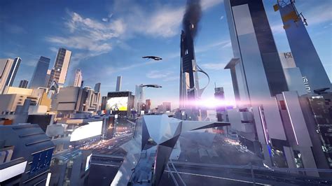 Mirrors Edge Catalyst Time Lapse The City Of Glass Youtube