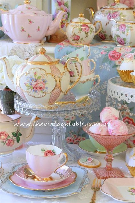 Vintage High Tea Vintage Tea Party Tea Cups Vintage Vintage Table