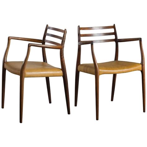 Niels O Møller A Pair Of Rosewood Armchairs For Sale At 1stdibs