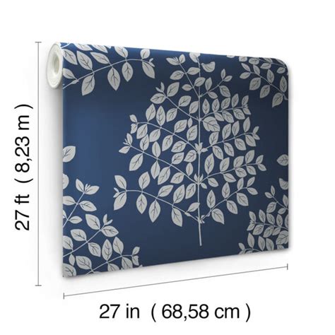 York Wallcoverings Candice Olson Modern Nature 2nd Edition Navy And