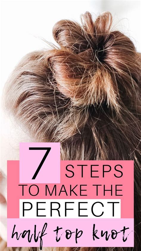 How To Do A Half Top Knot Top Knot Hairstyles Half Top Knot Hair