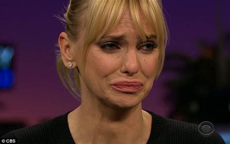 Anna Faris Cries On The Late Late Show Along With Host James Corden