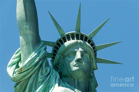 Statue Of Libertys Head Photograph By Anthony Sacco Fine Art America