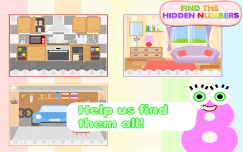 Find The Hidden Numbers Fun 0 9 Number Learning Game For Toddlers And