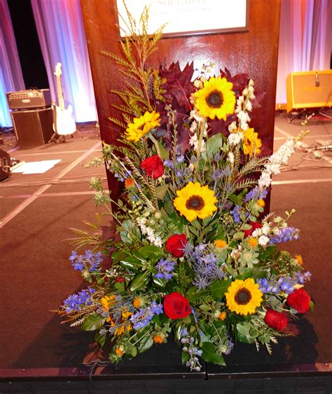 Beautiful Flower Arrangement For The Stage