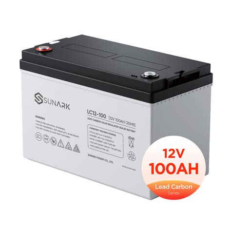 Sunark Lead Carbon Batteries 12v 100ah Deep Cycle Gel Battery 100 Ah
