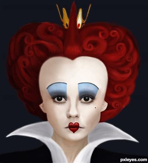 Red Queen Alice In Wonderland Alice In Wonderland Makeup Queen Of Hearts Alice