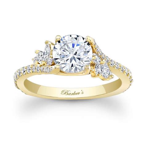 Barkevs Yellow Gold Engagement Ring 7908ly Barkevs